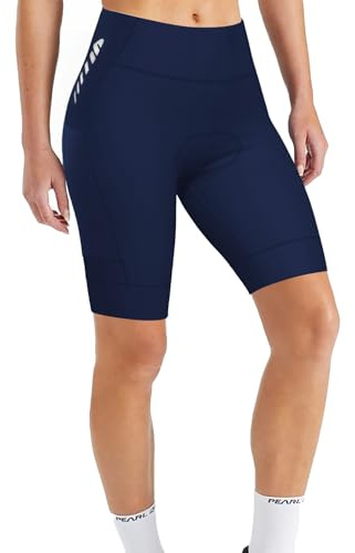 Lo.gas Damen Radhose Kurz Gepolstert Mit Tasche, Radlerhose Gefüttert Blau XXL