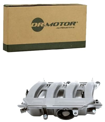 DR.MOTOR AUTOMOTIVE DRM18804 Ansaugbrücke mit Dichtungen Kompatibel mit OPEL Vivaro A Kastenwagen X83 140037159R 7700111440 8200125648
