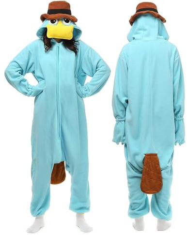 LBJR Ganzkörper Kostüm Jumpsuit Onesie Tier Fasching Karneval Halloween kostüm Cosplay Schlafanzüge Erwachsene