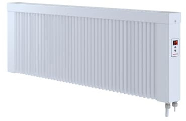 eVARMO Areo Direct Base 1200 W Elektroheizung – Elektrische Flächenspeicherheizung mit Schamottkern – Digitale Thermostatsteuerung mit App – WLAN-fähiger Heizkörper zur Wandmontage