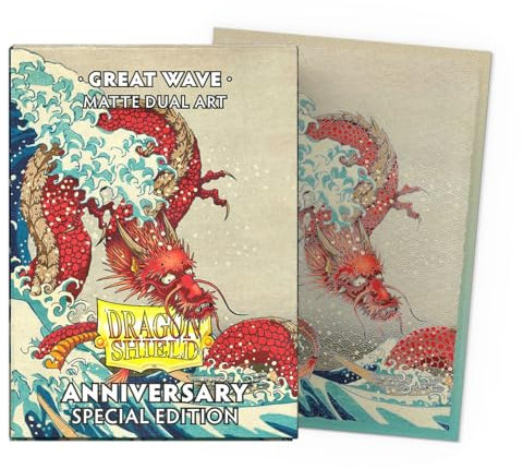 Arcane Tinmen ApS ART12117 Dragon Shield: Dual Art - Wave (100)