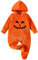 MNSWR Halloween Fur Baby Baby Kleider Mädchen 612 Monate Jungen Hemd 92 mit CartoonBuchstabenmuster, Strampler, Einteiler, Hemd und KürbisShorts, HalloweenBabykleidung Kinder Anzug 140 Ärmellose Hallo