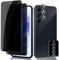 Lutree per Samsung Galaxy A55 5G Privacy Vetro Temperato, 2+1 Pezzi Pellicola Protettiva + Pellicola Fotocamera Lenti, Durezza 9H Anti-Graffio Anti-Spy Senza Bolle Protezione Schermo