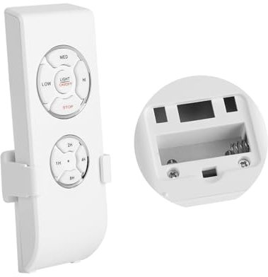 Fafeicy Universal Wireless Deckenventilator Lampe Fernbedienung Kit 3 Geschwindigkeiten 4 Timing Schlafzimmer Wohnzimmer Büro Lager