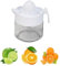Best House | Lemon Squeezer | Manual Lemon Citrus Juicer | 300ml | WHITE | Multifunctional Glass Fruit Juicer | Lemon Lime Orange Citrus Squeezer Manual Hand Press Juice (Pack of 1)