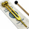 Schumann Gewichtete Stimmgabel mit Weltraster-Gravur, 93,96 Hz, Tragetasche und Schläger, Klangheilungsinstrumente und Biofeld-Harmonisierung, Chakra-Ausrichtung, Vibrationstherapie-Werkzeuge, Gold