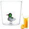 Generisch Vasos de café con doble fondo, vasos de vidrio resistentes al calor 3D ballena con fondo doble, regalos transparentes para festivales, mejor taza de café dulce y accesorios de cocina
