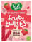 Fruit Bowl Strawberry & Vanilla Fruity Twists, Milkshake Flavoured Snack, 5 x 16g, No Added Sugar