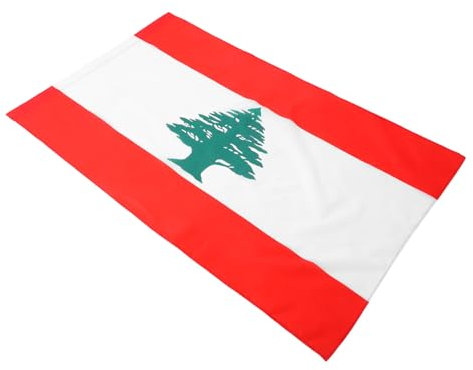 UKCOCO Bandera nacional de la bandera signo de patio de de líbano libanesa del jardín salvalibanesa libanesa palestina laos poliéster