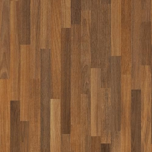 Yenhome Tapete Selbstklebend 3D Effet Holzoptik Klebefolie Möbel 40x300cm Dunkelbraun Möbelfolie Selbstklebende Holzfolie Streifen für Möbel Arbeitsplatte Folie Küche Schrank Tisch Regal Wasserdicht