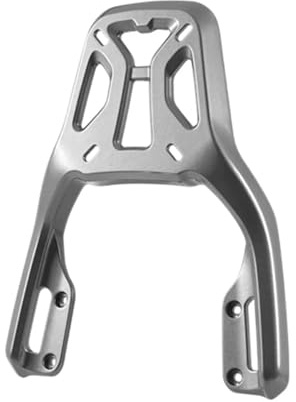 QINSHU Rack Gepäckträger Für NIU NX/Für NQiX 500/300/150/1000 Heckgepäckträger(Silber)