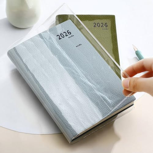 Transparente Kunststoff-Schutzhülle, A5-Notizbuchhülle, transparente Kunststoffhüllen für A5-Notizbuch, Raketenbuch, Scrapbook-Zubehör, 3 Stück