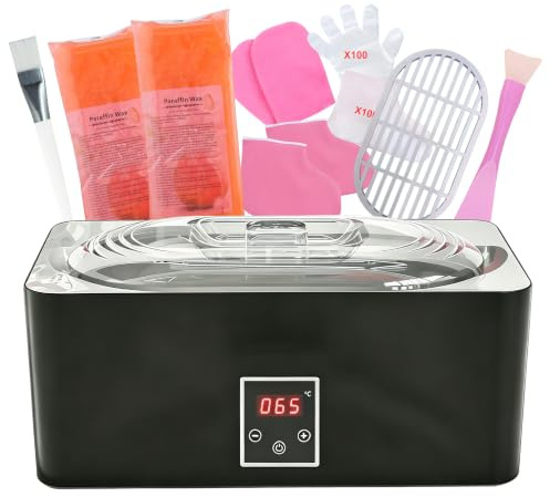 JOSBES Paraffin Wax Machine for Hands and Feet, 4000ml Hand Wax Bath Arthritis, Paraffin Bath Kit for Arthritis Relief, Deep Moisturizing Skin Therapy
