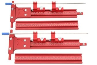 Cozyel Guida Parallela in Lega di Alluminio con Scala Laser, Sistema Guida per Sega Circolare Modulabile con Blocco Regolabile per Tagli Precisi del Legno