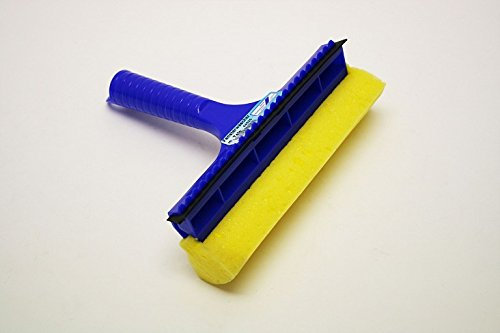 Chriluka Fensterwischer 20 cm mit Schaumstoff und Gummilippe für Haushalt Auto Camping
