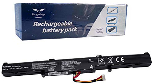 FengWings® A41N1501 Batteria, Sostituisci per Asus GL752JW GL752VL GL752VW N552 N752