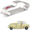 LILIAO Fahrzeug Ausstecher Klassische Auto Ausstechform, 12 x 4,1 cm, Edelstahl