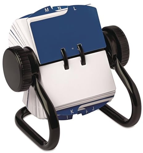 Mini Rotary File, 250-Card Capacity, 1-3/4 x3-1/4, Black, Sold as 2 Each