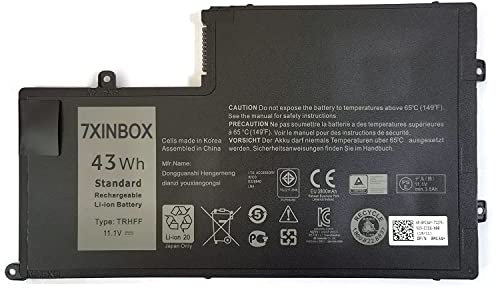 7XINbox 11.1V 43Wh TRHFF 1V2F6 7P3X9 1WWHW R0JM6 J0HDW Laptop Battery Replacement for Dell Inspiron 14 5442 5443 5445 5447 15 5542 5545 5547 5548 5557 Latitude 3450 3550
