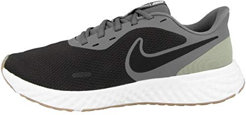 Nike Herren Revolution 5 Running Shoe, Black/Black-Iron Grey-Light Army-Barely Green-Gum Dark Brown, 40 EU
