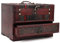 Boîte à Bijoux en Bois, boîte de rangement en bois, boite a bijoux femme,boite bijoux,Boite Rangement Vintage Organisateur de Bijoux Coffret à Bijoux avec Tiroirs et Miroir pour Bague, Collier,Montre