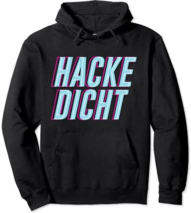 Hacke Dicht Lustiges Jungesellenabschied Trink Pullover Hoodie