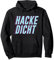 Hacke Dicht Lustiges Jungesellenabschied Trink Pullover Hoodie