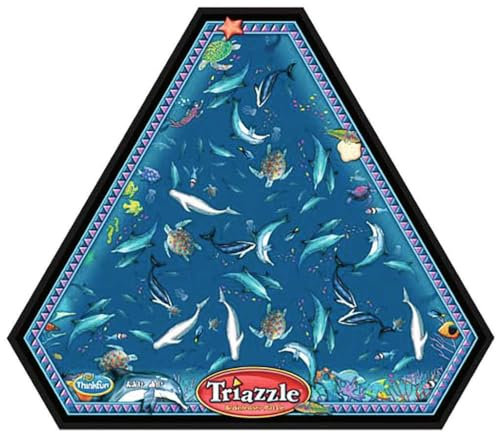 ThinkFun 76491 Triazzle Delfine, EIN Logikpuzzle für Kinder und Erwachsene ab 8 Jahren