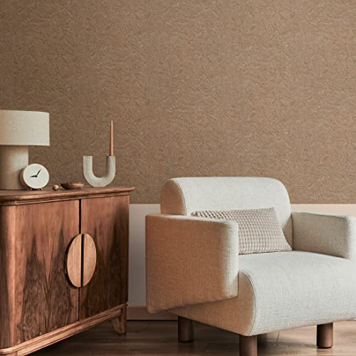 A.S. Création Floral Brown Beige Terra 389246 Non-Woven Wallpaper Plants 10.05 m x 0.53 m Made in Germany