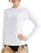 SURFEASY Womens Rash Vest Long Sleeve Ladies Sun Protection Swim Shirt Rash Guard Tops Swimsuit (White,M)