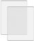 1 Paar Standard-Schneidepads für Stanzmaschine, 21,6 x 15,5 x 0,3 cm, 2 Packungen, transparente Polycarbonat-Kunststoffplatten für Stanzarbeiten, Scrapbooking-Zubehör
