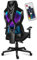 huzaro Combat 6.2 | Éclairage LED RVB | Chaise Gamer | Design Ergonomique | Dossier réglable | Hauteur d'assise et d'accoudoirs réglables | Tissu Mesh HD | Style Moderne | Noir