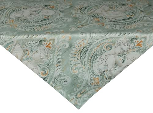 beties Mitteldecke Hellas ca. 80x80 cm Premium Tischdecke/Mitteldecke - die Welt Zuhause - griechische Göttin - Farbe: Salbei