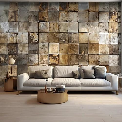 TANYANG Benutzerdefinierte Foto Wandbild 3D Abstrakte Geometrische Nordischen Stil Tapete Home Interior Dekoration Wandmalerei 200Cm(W)×140Cm(H)