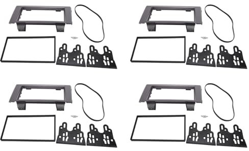Goorvoucs 4X Double Din Car Fascia Radio Panel für Daily 2006-2014 Audio Frame Dash Fitting Kit Installieren Sie die Blende