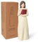 Cuayaes Bücherregal Deko Handbemalte Harz Figuren für Wohnzimmer, Büro, Schlafzimmer, Schreibtisch, Bücher Deko, Lesen Zubehör Geschenke für Frauen, Lehrerin, Studenten, Buchliebhaber