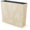 Tymar Blumenkasten Blumenkübel hoch Pflanzkasten Outdoor Blumentopf sichtschutz länglich pflanzgefäße für draussen rechteckig (Beton Creme; 77x23x69cm)