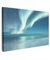 MuchoWow© Wandbilder Groß 120x80 cm XXL Wohnzimmer Wanddeko Schlafzimmer Zimmerdeko Wandgemälde Zimmer Deko auf Wand Dekoration Wall Art Noorderlicht - Strand - Aurora - Natuur