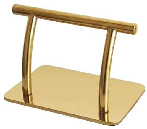 Pied Rest, acier inoxydable Pédicure à usage lourd Repos de pied pratique pour la chaise de coiffure Pédale soutien à la chaise soutien la coiffure pour la Spa Massage des ongles (