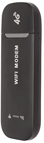 Vikye Tragbarer WiFi -Hotspot, 4G LTE Mobile Router mit Micro -SIM -Kartensteckplatz für Reisen Unterstützt 10 Geräte -Plug -and -Play, Black (H760).