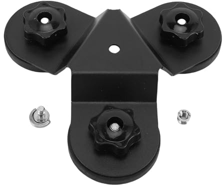 WOHPNLE Dreifachsaug, einstellbare Kamera -Mount -Autohalter für DSLR Spiegellose Kameras und Telefone Universal Saugnapfbasis für die Fahrzeugfotografie