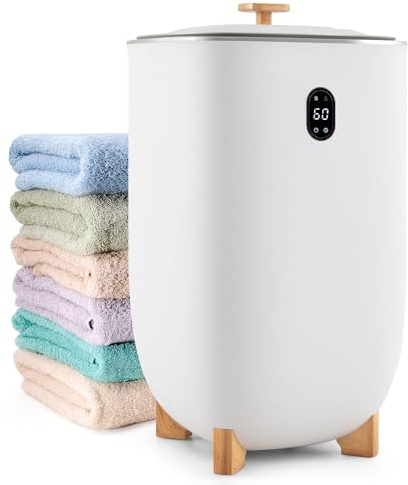 COSTWAY Calentador de Toallas Grande 35L, Temporizador de 20-90 Minutos y Modo de Secado de 2-5 Horas, Apagado Automático, Secador de Toallas Electrico