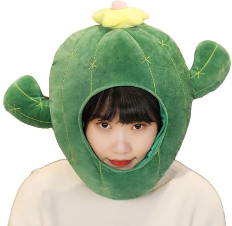 Plush Hat Soft Breathable Comfortable Cactus Design