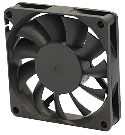 Rhombutech® Flüsterleiser Lüfter, 50x50x10mm, Gleitlager DC12V 0.08A, 3 Pins, NAS Lüfter 1X 50/50/10) …