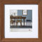 walther design Bilderrahmen eiche dunkel 40 x 40 cm mit Passepartout, Fiorito Holzrahmen EF440P