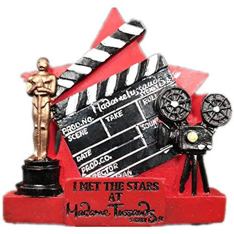 Oscar America Kühlschrankmagnet, Weltstadt, Kunstharz, 3D, starkes Souvenir, Touristengeschenk, chinesischer Magnet, handgefertigt, kreative Dekoration für Zuhause und Küche, Oscar-Aufkleber