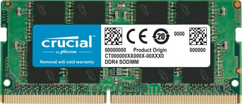 Crucial RAM CT16G4SFD832A 16GB DDR4 3200MHz CL22 (2933MHz oder 2666MHz) Laptop Arbeitsspeicher