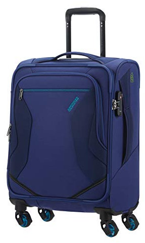 American Tourister Eco Wanderer - Spinner Koffer, 55 cm, 40 Liter, Navy