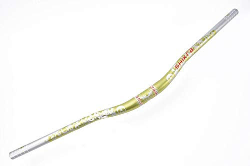 GRTE Mountainbike-Lenker Leichtgewicht-XC/DH Speed Dirt Bike-Lenker Fahrrad-Riser Bar Extra lang für MTB Downhill-Rennen 31,8mm 720mm/780mm,Gelb,31.8mm/780mm