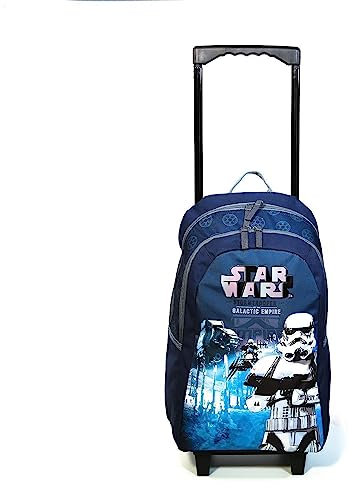 Bagtrotter Sac à dos à roulettes Star Wars Bleu